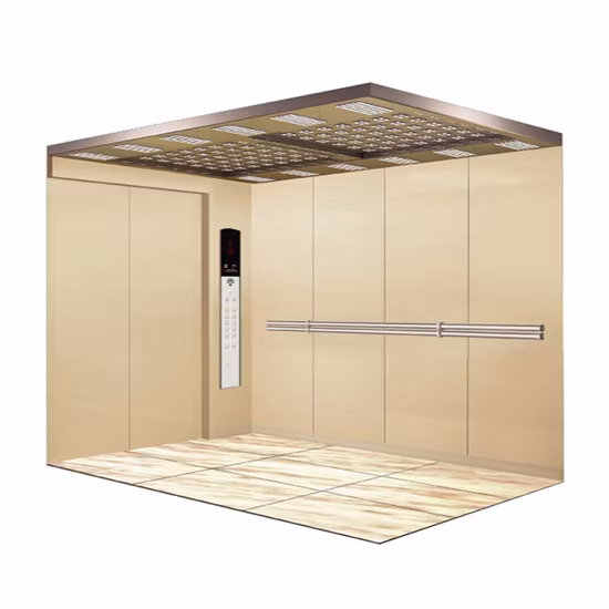 Stable and Safe 2000kg Machine Room Freight Elevator Elevator